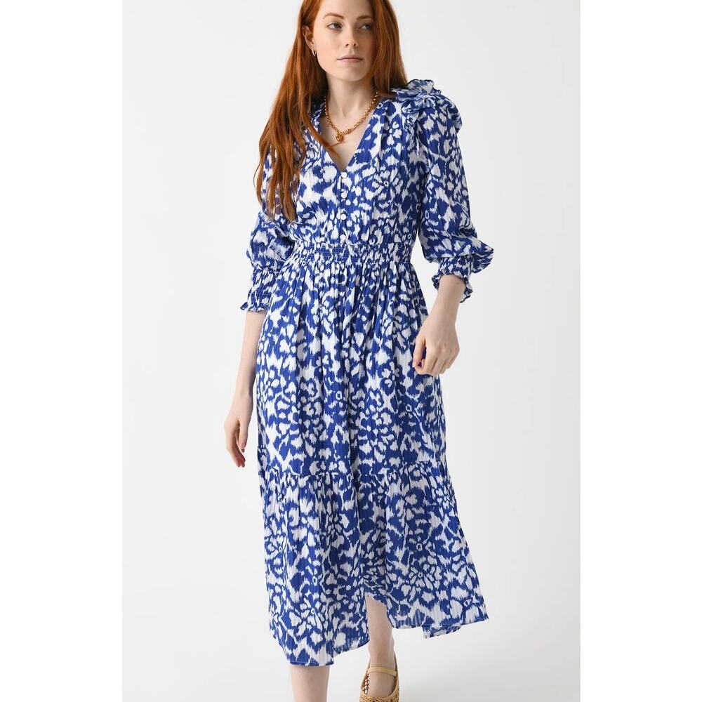 Banjanan Ikat Floral Pearl Dress Sz. S